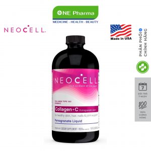-Collagen Neocell + C dang nuoc uong Pomegranate 4000mg 16oz 473ml_nen