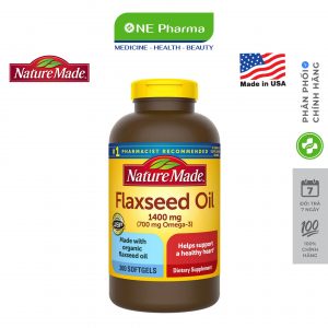 Dau hat lanh bo sung Omega Nature Made Flaxseed Oil 1400mg Omega 3-6-9_nen