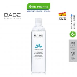 Nuoc tay trang lam sach cho da nhay cam Babe Essentials Prebiotic Micellar Water 250ml_nen