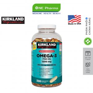Omega-3 Fish Oil 1200mg Kirkland Signature_nen
