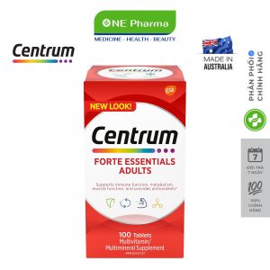 Vien Vitamin danh cho nguoi lon Centrum Adults Forte Essentials 100 vien_nen
