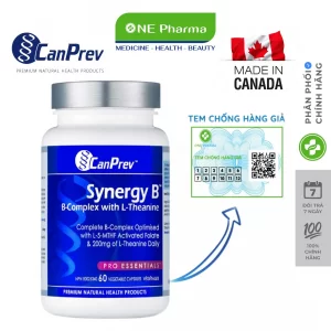Vien uong Synergy B B-Complex With L-Theanine Canprev_nen