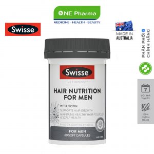 vien uong ho tro moc toc nam Swisse Hair Nutrition For Men 60 vien_nen
