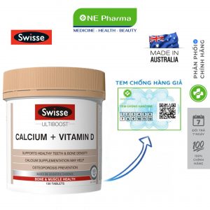 Canxi Swisse Calcium + Vitamin D_nen