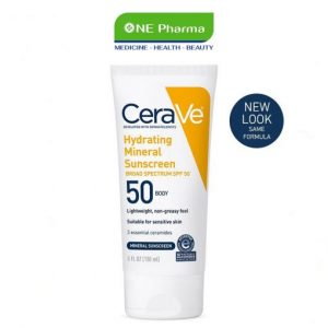 CeraVe Hydrating Mineral Sunscreen SPF 50 150ml_nen
