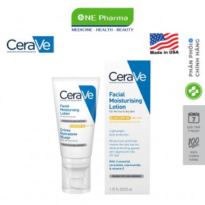 Cerave AM Facial Moisturising Lotion for Normal to Dry skin 50ml_nen