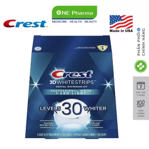 Crest 3D Whitestrips + LED Light Teeth Whitening Kit_nen