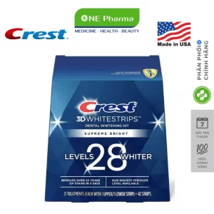 Crest 3D Whitestrips Supreme Bright Level 28_nen