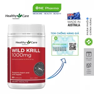 Healthy Care Wild Krill Oil 1000mg_nen
