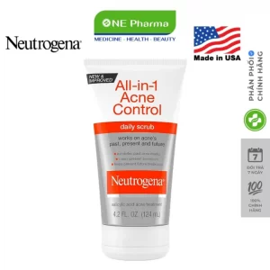 Neutrogena All-in-1 Acne Control Daily Scrub_nen