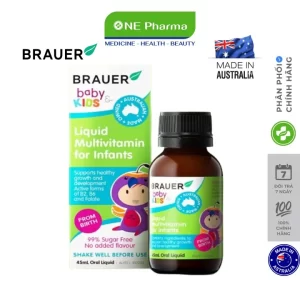 Siro Brauer Vitamin Liquid Multivitamin for Infants 45ml_nen