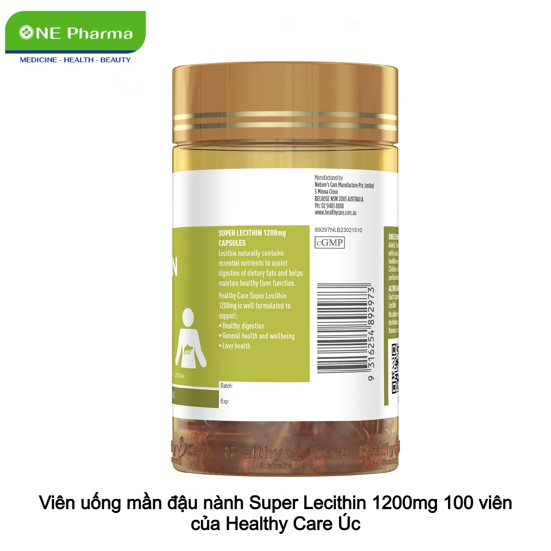 Super Lecithin 1200mg Healthy Care_2