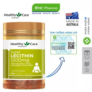 Super Lecithin 1200mg Healthy Care_nen