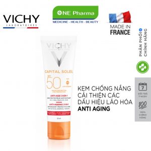 Vichy Capital Soleil Anti-Ageing 3-In-1 SPF50+ 50ml_nen