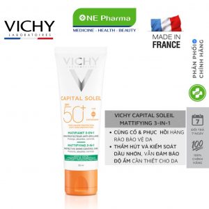 Vichy Capital Soleil Mattifying 3in1 SPF50 50ml_nen