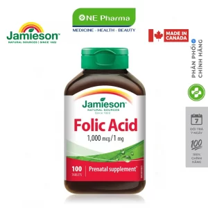 Folic Acid 1000mcg Jamieson_nen