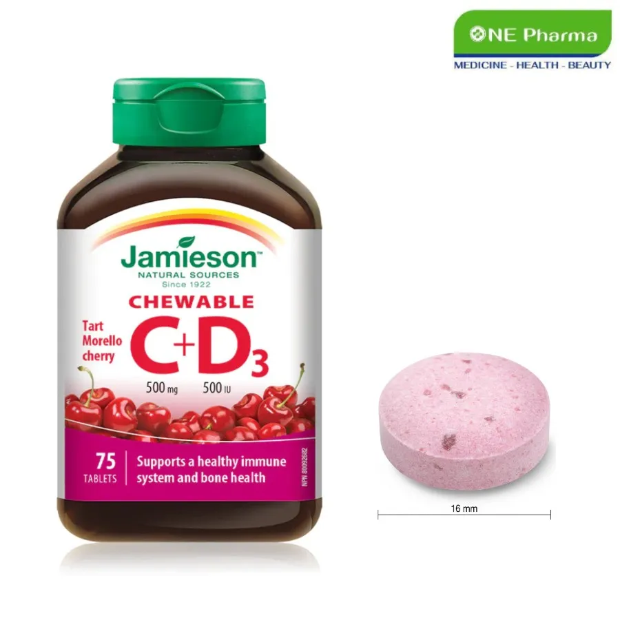 Jamieson Vitamin C Chewable 500 mg_1