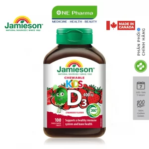 Jamieson Vitamin D3 for Kids 100 Vien_nen