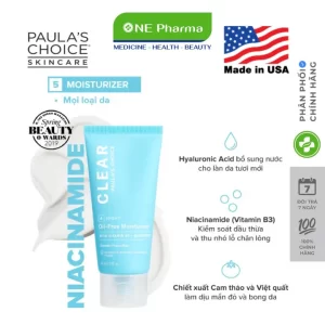 Paula's Choice CLEAR Oil-Free Moisturizer_nen