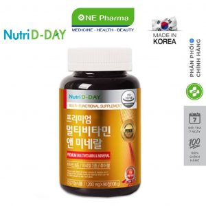 Nutri D-Day PREMIUM Multivitamin & Mineral, vitamin tổng hợp và khoáng chất