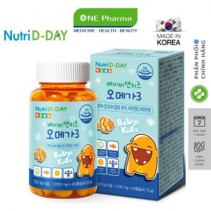 Viên uống bổ sung DHA, EPA Nutri D-DAY Baby & Kids Omega 3