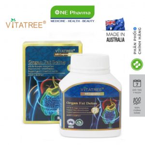 Organ Fat Detox H/60V VITATREE Thải độc mỡ nội tạng