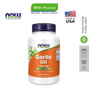 Now Supplements Garlic Oil 1500mg_nen