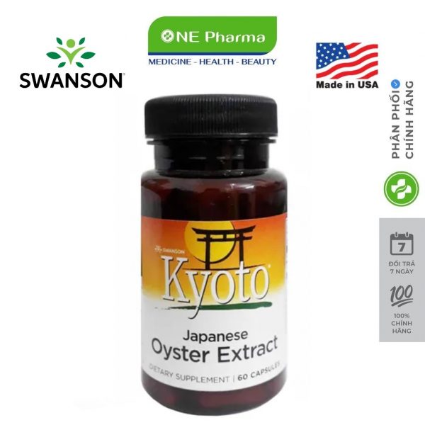 tinh chất hàu swanson oyster extract 60 viên