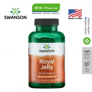 Sữa ong chúa Swanson Royal Jelly 100 viên