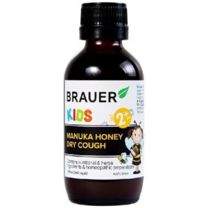BRAUER KIDS MANUKA HONEY DRY COUGH 100ML