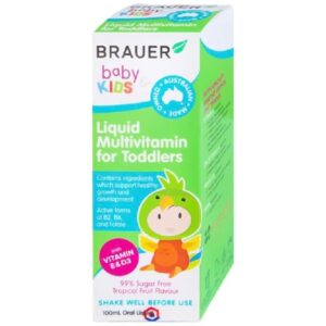 Brauer Baby Kids & Liquid Multivitamin for Toddlers 100ml