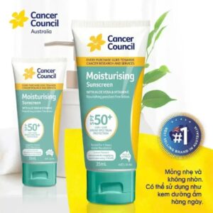 Cancer Council Moisturising Sunscreen SPF50&10ml