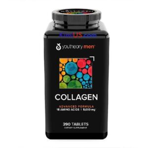 Collagen Youtheory men 390 type 1,2 & 3Tablets