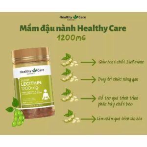 Healthy Care Super Lecithin 1200mg &100 Capsules