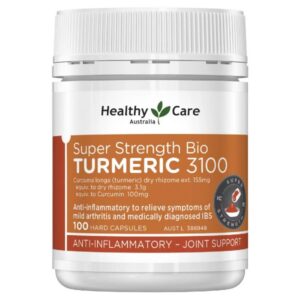Healthy Care Turmeric 3100mg 100 Capsules