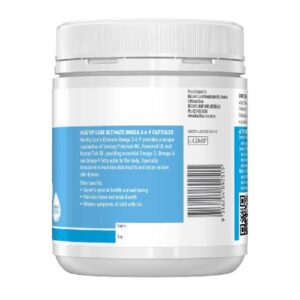 Healthy Care Ultimate Omega 3-6-9 &200 Capsules