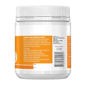 Healthy Care Vitamin C 500mg Chewable - 300 Tablets