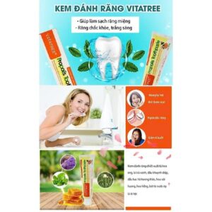 Kem đánh răng keo ong Vitatree Propolis Toothpaste & 120g