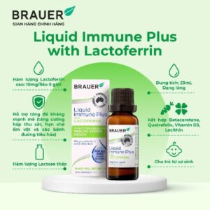 Liquid Immune Plus with Lactoferrin & 23 ml