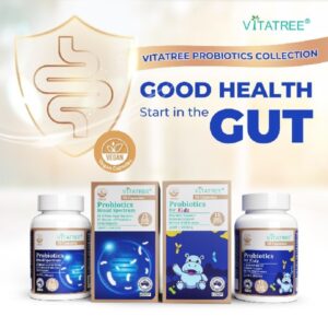 Men vi sinh Vitatree Probiotics for Kids & 30 viên