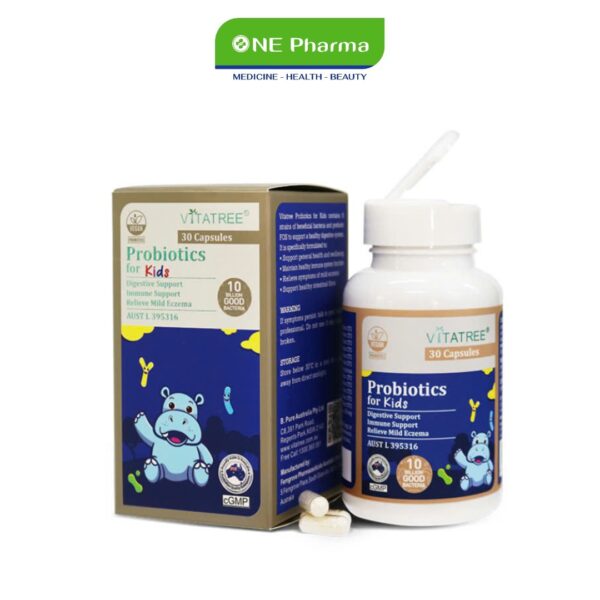 Men vi sinh Vitatree Probiotics for Kids 30 viên