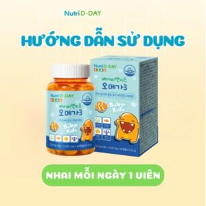 Nutri D-DAY Baby Kids & DHA,EPA,Omega 3 (45 viên)