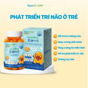 Nutri D-DAY DHA,EPA Baby Kids & Omega 3 (45 viên)