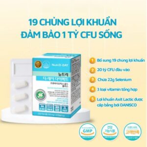 Nutri D-Day Direct Probiotics Gold Plus&30 viên