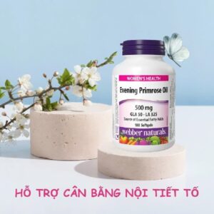 Tinh dầu hoa anh thảo Webber Naturals Evening Primrose Oil -500mg