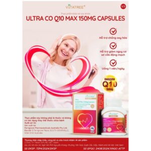 Viên bổ tim mạch Vitatree Ultra Co Q10 Max 150mg