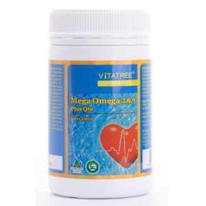 Viên uống Vitatree Omega 3-6-9 Plus Q10 120 viên