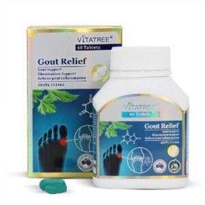 Viên uống hỗ trợ trị Gout Vitatree Relief & 60 viên