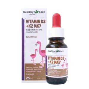 Vitamin D3 + K2 Mk7 Healthy Care & 25 ml