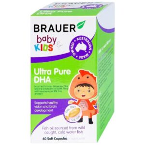brauer baby kids & ultra pure dha 60 soft gels
